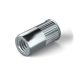 INSERT RIVKLE PLUS TETE FINE ACIER ZINGUE MOLETE Ø