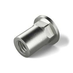 INSERT RIVKLE PLUS TETE PLATE INOX SEMI HEXAGONAL Ø