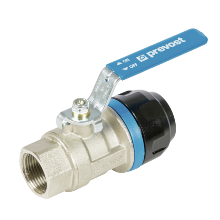 VANNE FILETE FEMELLE TUBE ALUMINIUM PPS