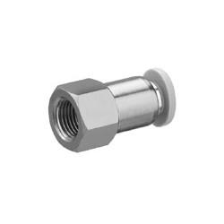 RACCORD FILETE F DROIT Ø 6 Ø G1/4