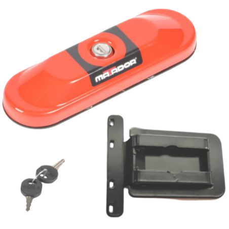 M-BULL-LOCK OVALBACK - ANTIVOL BULL LOCK OVAL PATTE DE FIXATION PORTE DE DERRIERE - REF 18632