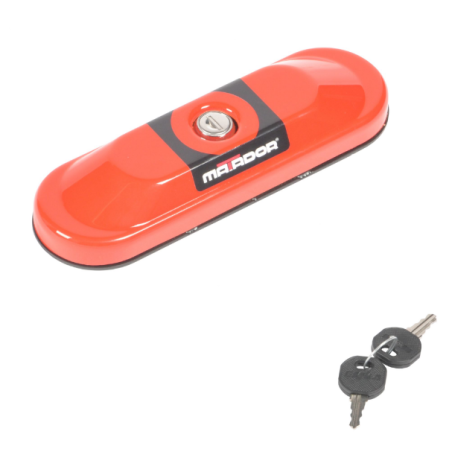 M-BULL-LOCK OVALSIDE - ANTIVOL BULL LOCK OVAL AVEC SUPPORT POUR PORTE COTE - REF 18633