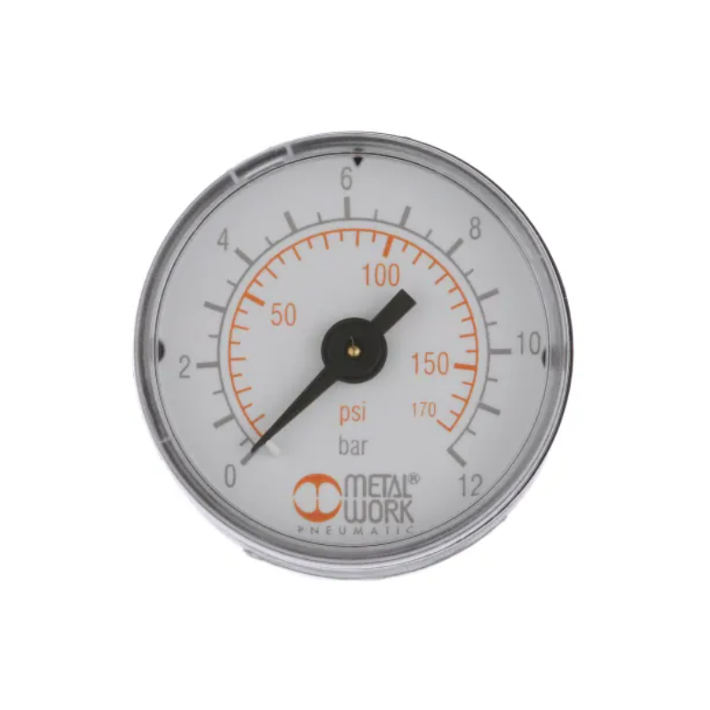 MANO.D40 R1/8 ARR.0-12 BAR/PSI