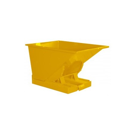 Benne auto basculante 2000L avec chaine, jaune RAL1021 - FIMM Réf. 800008070