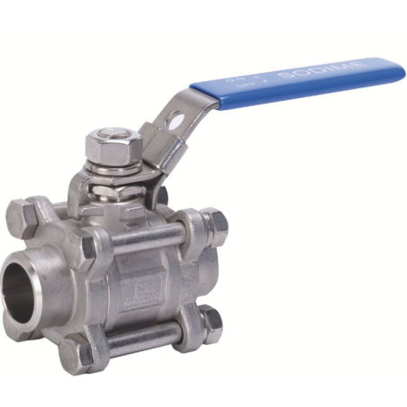RBS 3P INOX B.W. P.I. PN64 CADENASSABLE SANS PLATINE