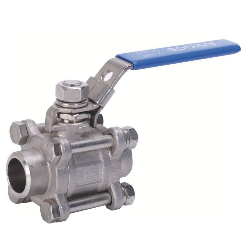 RBS 3P INOX B.W. P.I. PN64 CADENASSABLE SANS PLATINE