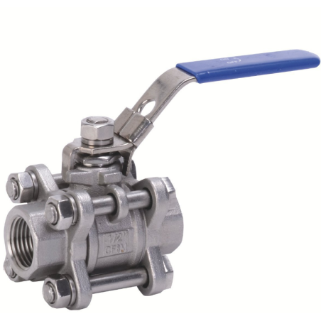 RBS 3P INOX F/F P.I. PN64 CADENASSABLE SANS PLATINE