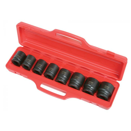 COFFRET DE 8 DOUILLES A CHOCS 6 PANS 3/4