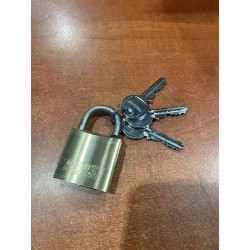 CADENAS LAITON 40mm ANSE INOX 2 CLES CADENAS LAITON 40mm ANSE INOX 2 CLES