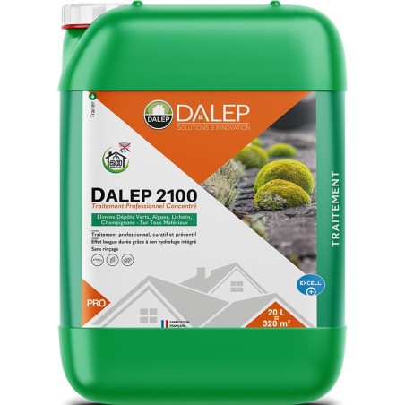 Nettoyant facade / toiture hydrofuge DALEP 2100 PRO - antimousse