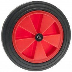 Roue caoutchouc Corps polypropylène Série Superman Diamètre 350mm Alésage 30mm Charge 200kg