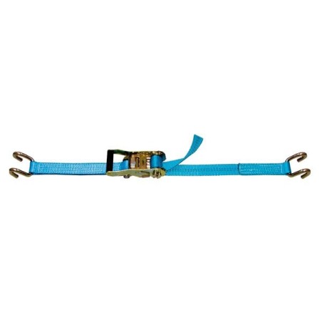 SANGLE ARRIMAGE POLYESTER L.35MM ET 6M 2 PARTIES - TENDEUR CLIQUET + DOIGTS ECARTES