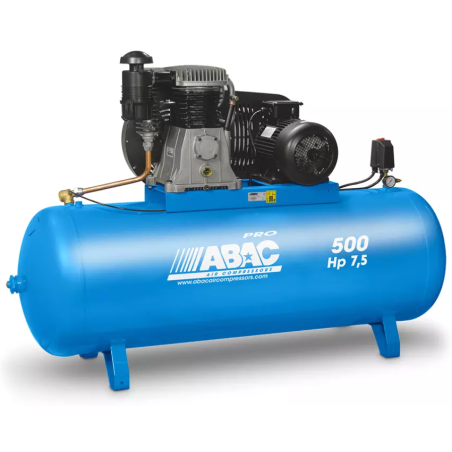 COMPRESSEUR D'AIR STATIONNAIRE 500 LITRES 7,5 CH