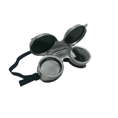 LUNETTES TURBO CHOC RELEVABLE METAL DIN5