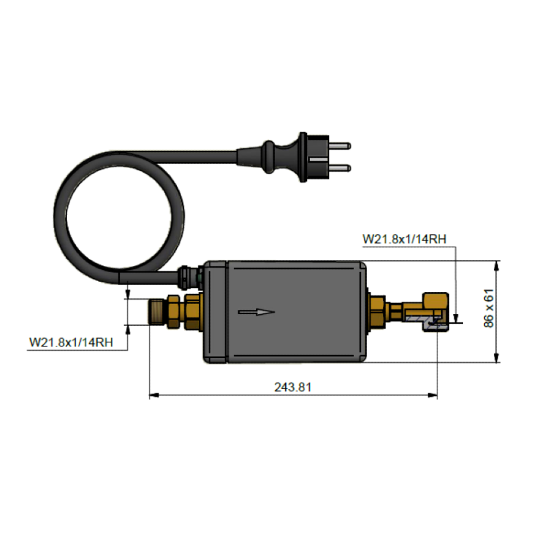 PRÉCHAUFFEUR DE GAZ GGP 250