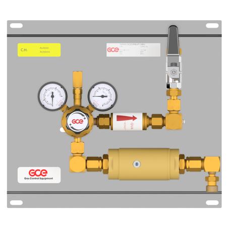PANNEAU DE DETENTE ACETYLENE MM70-1