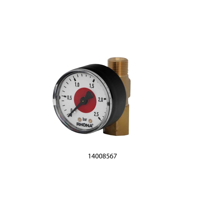 CHECK GAUGE 16BAR O2 G3/8" CO