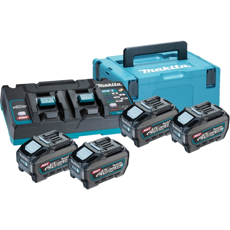 PACK NRJ 4 batteries 5Ah + chargeur double