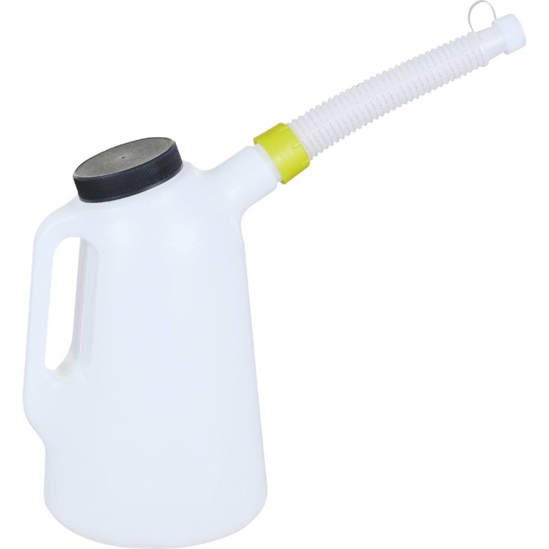 BROC VERSEUR GRADUE AVEC COUVERCLE A VISSER ET BEC FLEXIBLE 5L