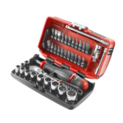 Coffret compact cliquet douilles Radio 1/4" F RL.NANO1PB Coffret compact cliquet douilles Radio 1/4" F RL.NANO1PB