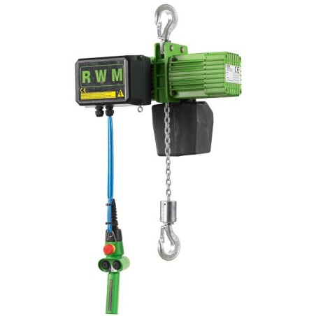 PALAN ÉLECTRIQUE A CHAINE SUSPENTE PAR CHARIOT 220 VOLTS