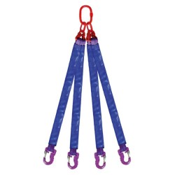 ELINGUE RONDE 4 BR.CMU 2,1 T ANNEAU + CROC - LG 1 M ELINGUE RONDE 4 BR.CMU 2,1 T ANNEAU + CROC - LG 1 M