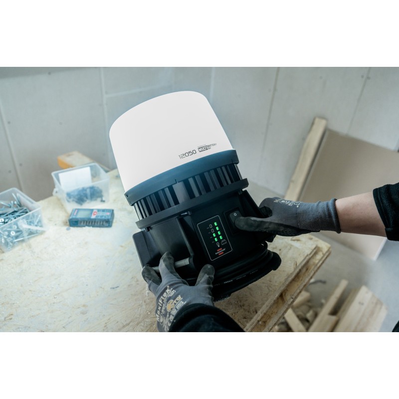 PROJECTEUR DE CHANTIER LED MULTI BATTERIE  12050 MH 360° HYBRIDE