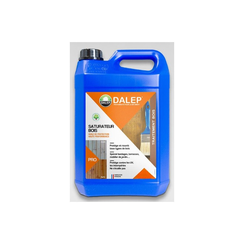 DALEP SATURATEUR BOIS HUILE DE PROTECTION BIDON DE 1L