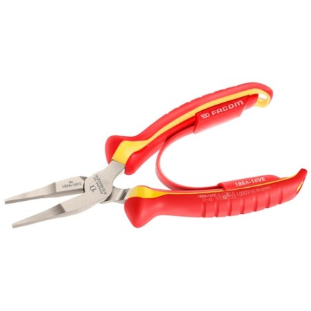 PINCE BECS PLATS ISOLEE 1000V 16CM 188A.16VE