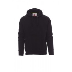 SWEAT SHIRT HOMME A CAPUCHE ATLANTA + NOIR 14000