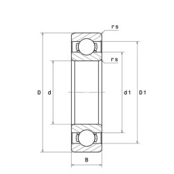 ROULEMENT A BILLES ACIER 6219