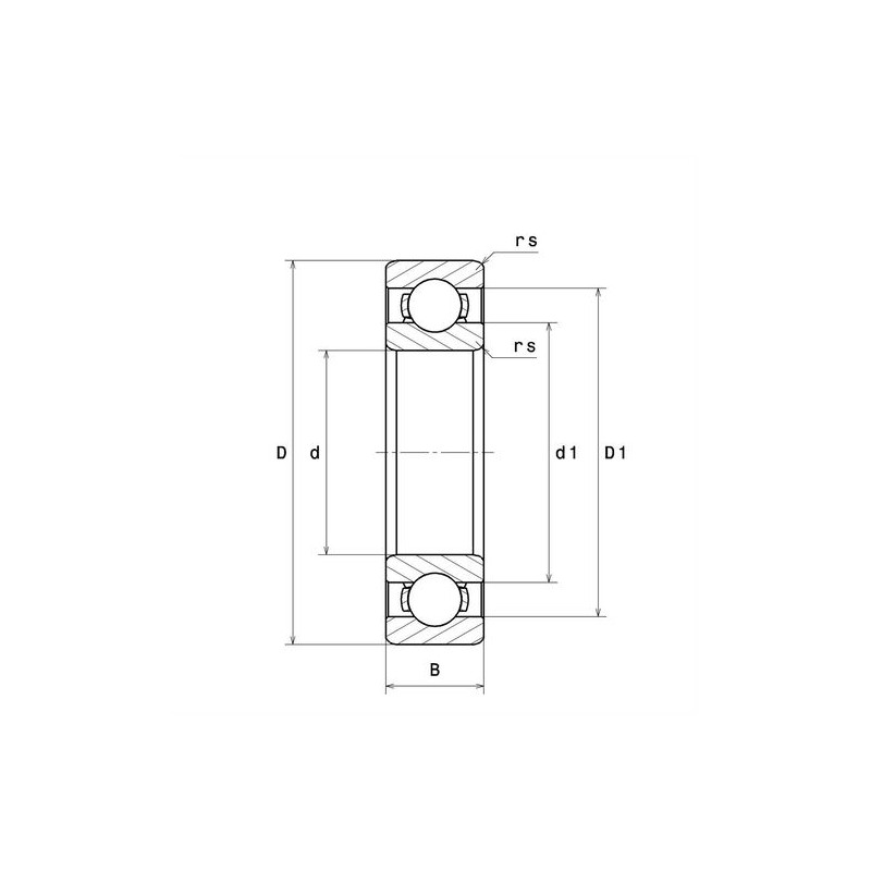 ROULEMENT A BILLES ACIER 6219