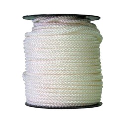 CORDAGE POLYPROPYLÈNE TRESSÉ (DRISSE) EN BOBINE D.5MM - 100M