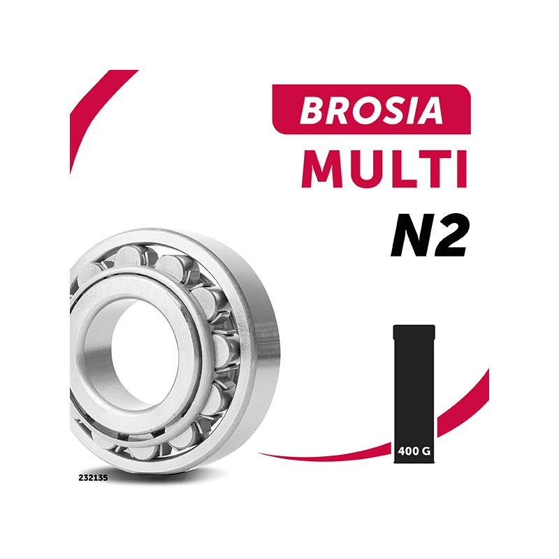 CARTOUCHE GRAISSE GREASE 100 N°6 TOUT USAGE LITHIUM NLGI EP2 400Gr