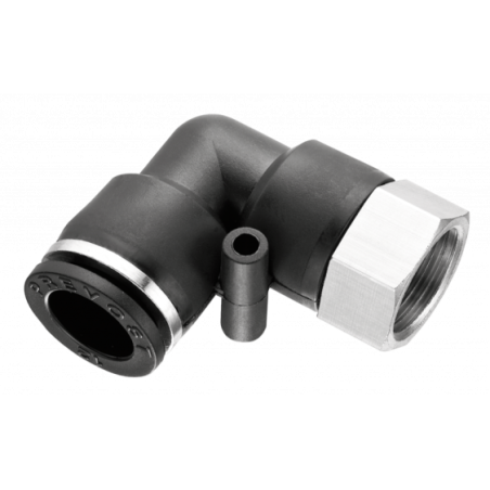 RACCORD COUDE 90° FEMELLE CYLINDRIQUE ORIENTABLE