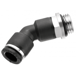 RACCORD COUDE 45° MALE CYLINDRIQUE ORIENTABLE