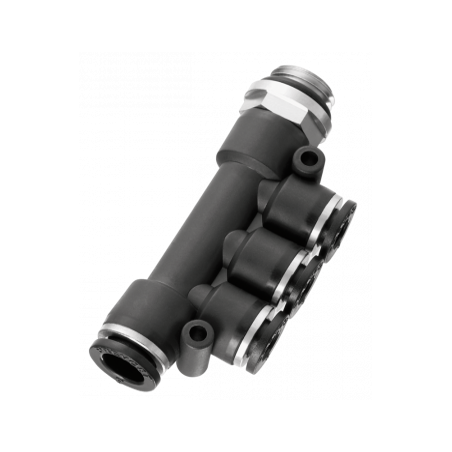 UNION TRIPLE EGALE MALE CYLINDRIQUE