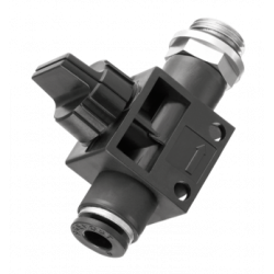 MICRO VANNE A DECOMPRESSION TUBE VERS MALE CYLINDRIQUE