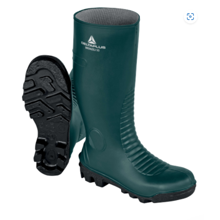 BOTTE SECURITE PVC S5 BRONZE2 SRA VERTE