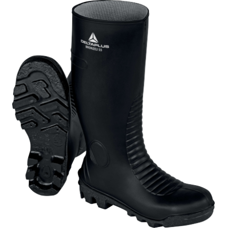 BOTTE SECURITE PVC S5 BRONZE2 SRA NOIRE