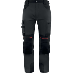 PANTALON DE TRAVAIL GRIS-NOIR STRETCH