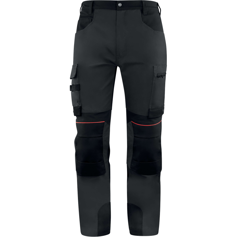 PANTALON DE TRAVAIL GRIS-NOIR STRETCH