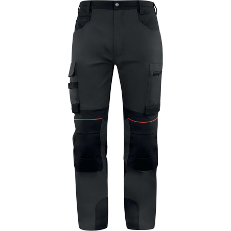 PANTALON DE TRAVAIL GRIS-NOIR STRETCH