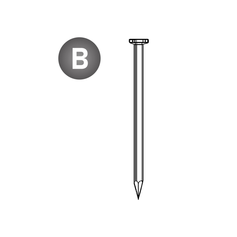 POINTE TETE PLATE LISSE CLAIRE - CDT 5KG