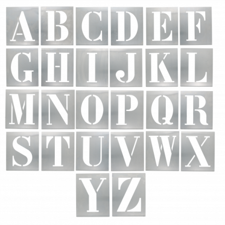 ALPHABET A POCHET ECRITURE CAPITALE
