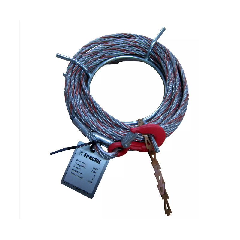 CABLE TIRFOR G-D16.3 + CROC 20M REF.2379