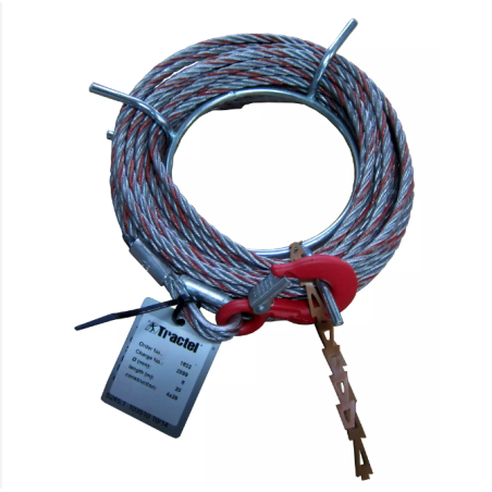 CABLE TIRFOR G-D16.3 + CROC 20M REF.2379
