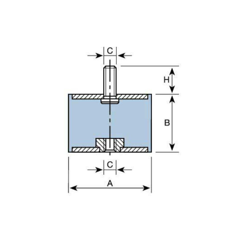 Plot Cylindrique Type B Ø80X70 LOT DE 16
