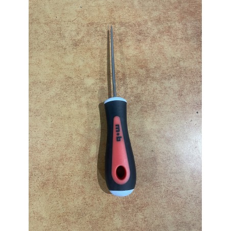 LIME RONDE  100mm MANCHE BIT-MATIERE MI-DOUCE