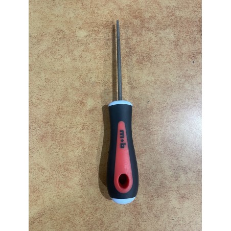LIME RONDE 125mm MANCHE BIT-MATIERE MI-DOUCE